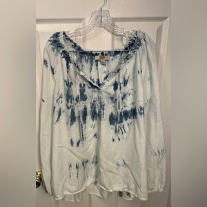 American vintage tie dye top